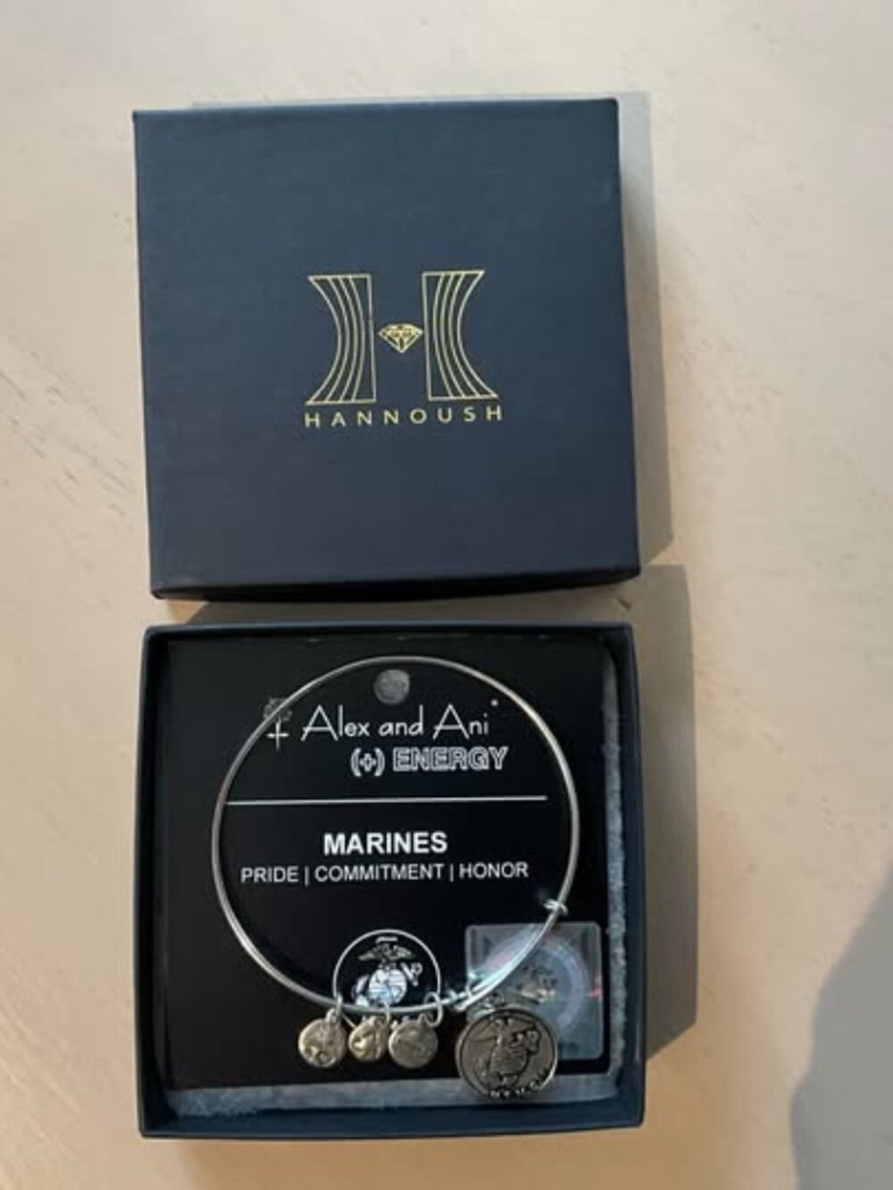 Alex and Ani U.S. Marine Corps Commemorative Bracelet